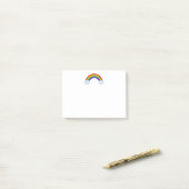 Regenboog Post-it® Notes (Op bureau)