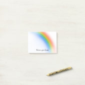 Regenboog Post-it® Notes (Op bureau)