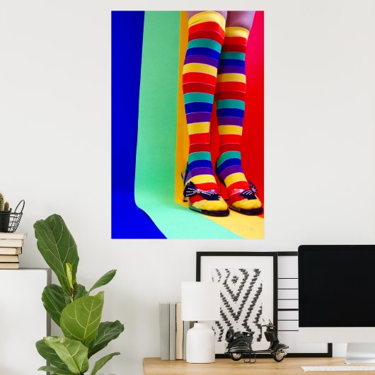 Regenboog Poster (Thuiskantoor)