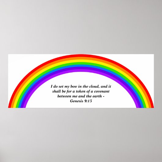 Regenboog Poster (Voorkant)