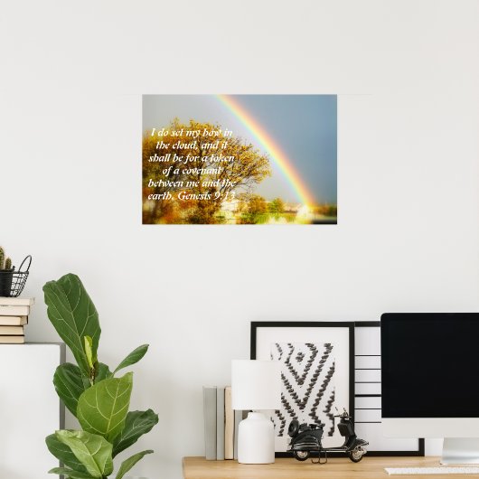 Regenboog Poster (Thuiskantoor)