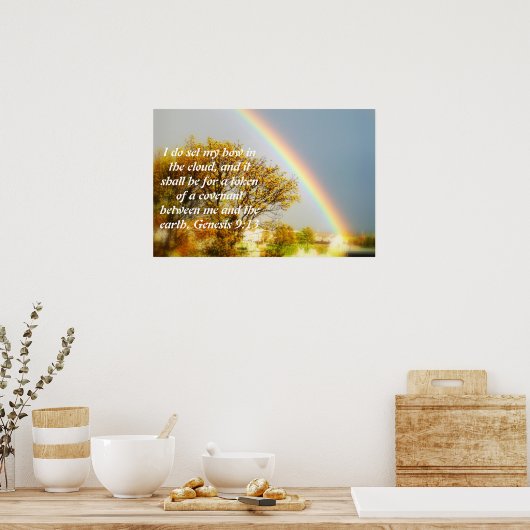 Regenboog Poster (Keuken)