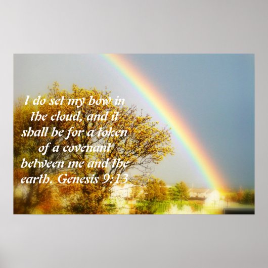 Regenboog Poster (Voorkant)