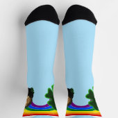 Regenboog Pot van Goud St. Patrick's Day Sokken (Top)