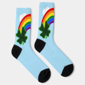 Regenboog Pot van Goud St. Patrick's Day Sokken (Rechts)