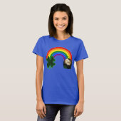Regenboog Pot van Goud St. Patrick's Day T-shirt (Voorkant volledig)
