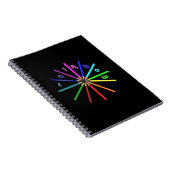 regenboog potloden notitieboek (Rechterzijde)