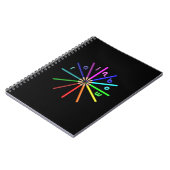 regenboog potloden notitieboek (Linkerzijde)