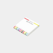 Regenboog Potlood Notitie van de Leraar Post-it® Notes (Schuin)