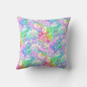 Regenboog prehistorische dinosaurus naam kussen (Achterkant)