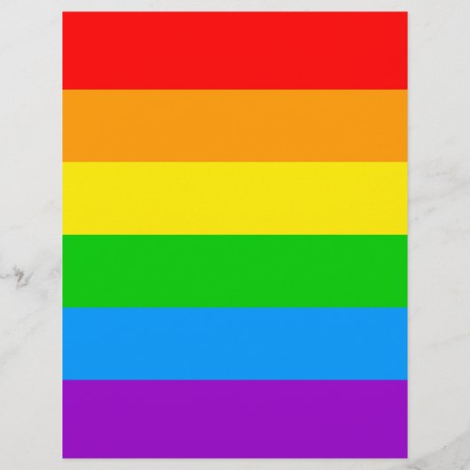 Regenboog Pride Aangepaste Rave Flyers (Achterkant)