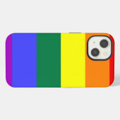 Regenboog Pride Case iPhone Hoesje (Achterkant horizontaal)