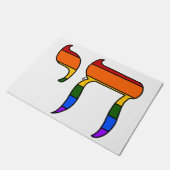 Regenboog Pride Chai Vlag Deurmat (Schuin)