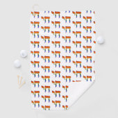Regenboog Pride Chai Vlag Golfhanddoek (Insitu)