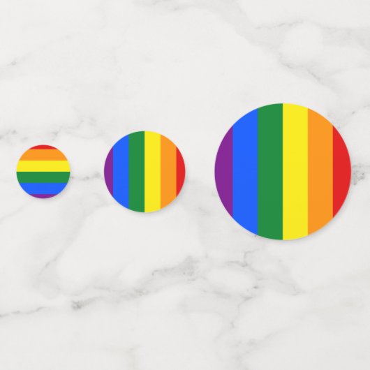 Regenboog Pride Confetti (Achterkanten)