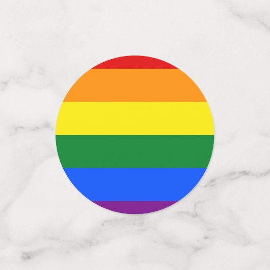 Regenboog Pride Confetti (Kleine voorkant)