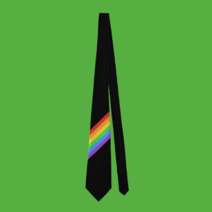 Regenboog Pride Diagonale Das: Krachtige Kleuren,  Stropdas