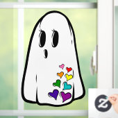 Regenboog Pride Geest Raamsticker (Huis)
