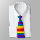 Regenboog Pride Gespeeld Stropdas (Gebonden)