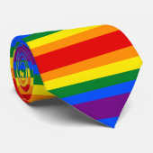 Regenboog Pride Gespeeld Stropdas (Opgerold)