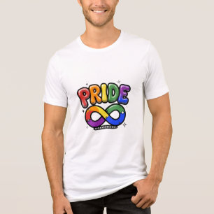 Regenboog Pride Hart Kunst Tri-Blend Shirt