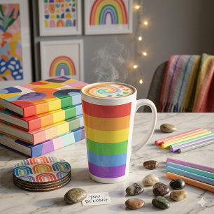 Regenboog Pride Latte Mok