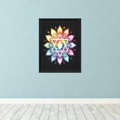 Regenboog Pride LGBT Canvas Afdruk (Insitu (Houten vloer))