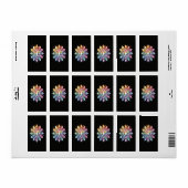Regenboog Pride LGBT Etiket (Full Sheet)