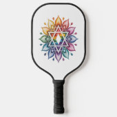 Regenboog Pride LGBT Pickleball Paddle (Voorkant)