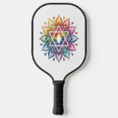 Regenboog Pride LGBT Pickleball Paddle (Achterkant)