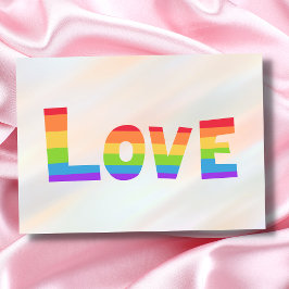 Regenboog Pride LGBT regenboog vlag Love is Love L Kaart