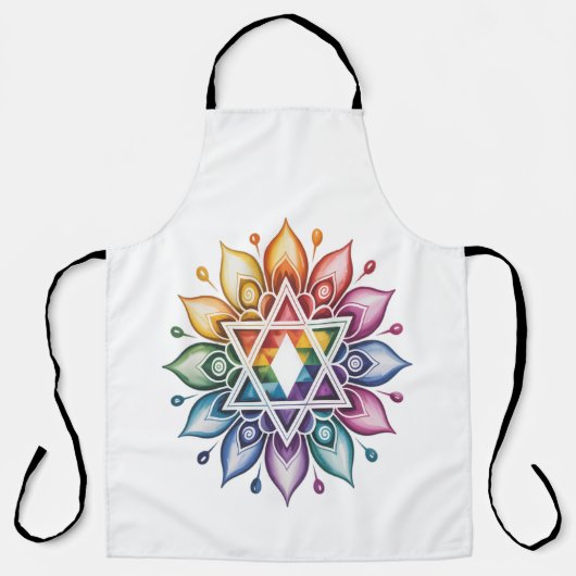 Regenboog Pride LGBT Schort (Voorkant)