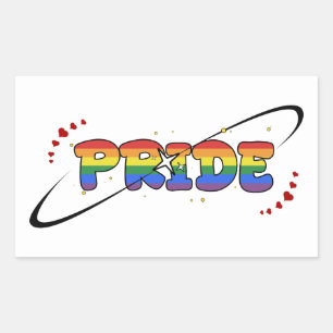 Regenboog Pride LGBTQ Vlag Rechthoekige Sticker