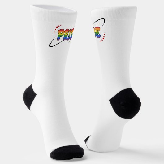 Regenboog Pride LGBTQ Vlag Sokken (Gebogen)