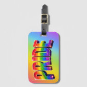 Regenboog PRIDE LGBTQIA+ Gemeenschap Bagagelabel (Voorkant (verticaal))