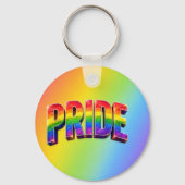Regenboog PRIDE LGBTQIA+ Gemeenschap Sleutelhanger (Voorkant)