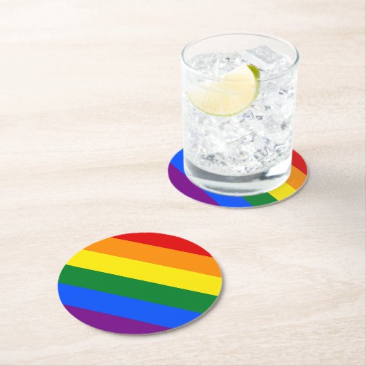 Regenboog Pride Papieren Onderzetter (Insitu)