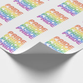 Regenboog Pride Retro Cadeaupapier (Hoek)