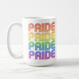 Regenboog Pride Retro Koffiemok