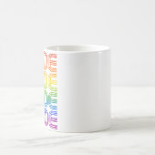 Regenboog Pride Retro Koffiemok (Center)