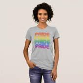 Regenboog Pride Retro T-shirt (Voorkant volledig)