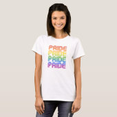 Regenboog Pride Retro T-shirt (Voorkant volledig)