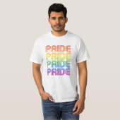 Regenboog Pride Retro T-shirt (Voorkant volledig)