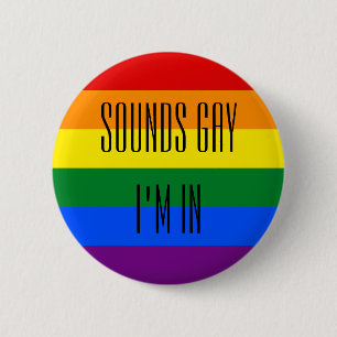 Regenboog Pride Ronde Button 5,7 Cm