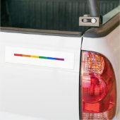Regenboog Pride Streep Bumpersticker (Op Truck)