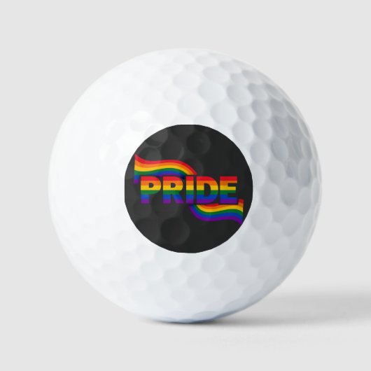 Regenboog Pride-viering Golfballen (Voorkant)