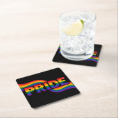 Regenboog Pride Viering Kartonnen Onderzetters (Insitu)