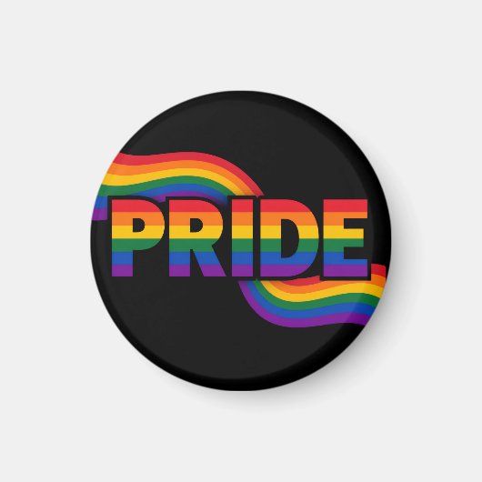 Regenboog Pride Viering Magneet (Voorkant)