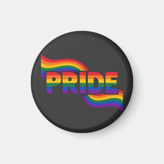 Regenboog Pride-viering Magneet (Voorkant)