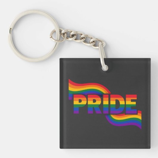 Regenboog Pride-viering Sleutelhanger (voorkant)
